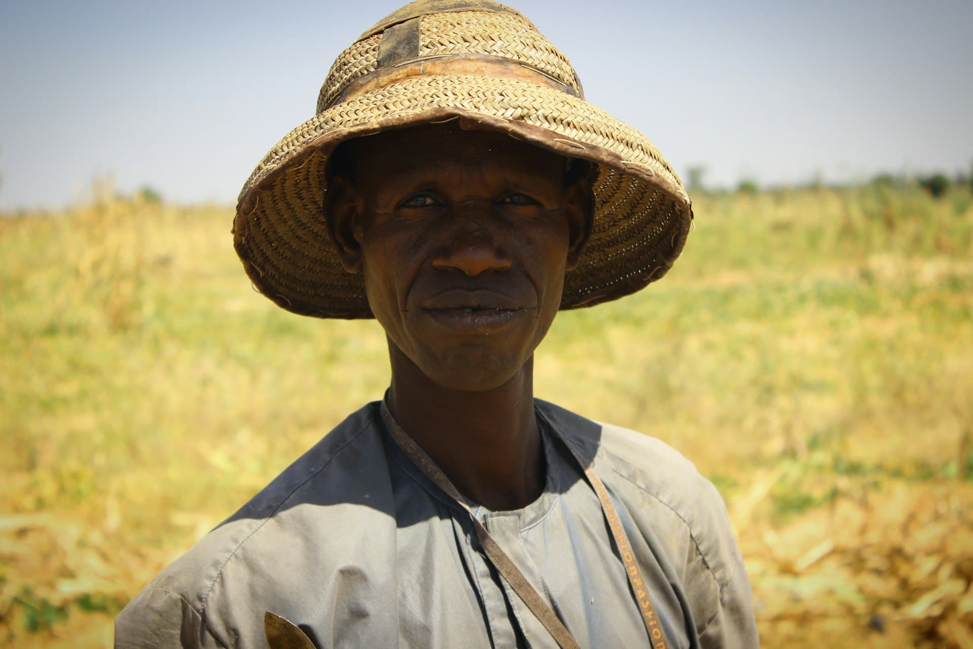 Maize farmer in Africa